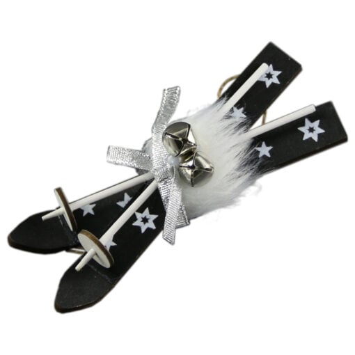 Ornament brad Schi din lemn 15 CM