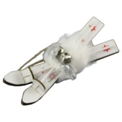 Ornament brad Schi din lemn 15 CM
