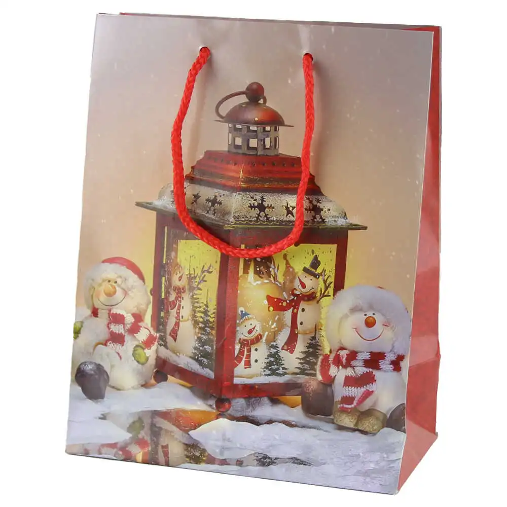 Punga cadou Craciun 18x23 CM - Candela decorativa Punga cadou Craciun 18x23 CM - Candela decorativa