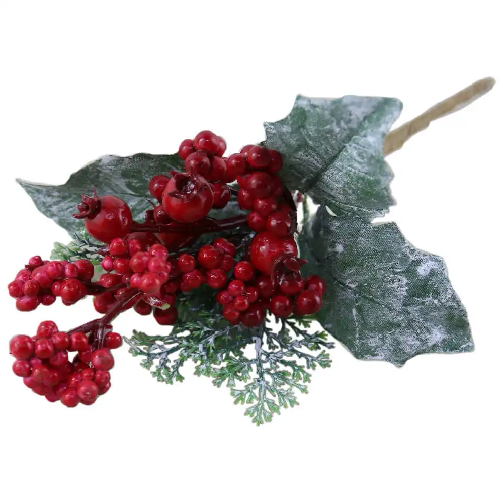 Pick creanga cu bobite si macese 24 CM Pick creanga cu bobite si macese 24 CM