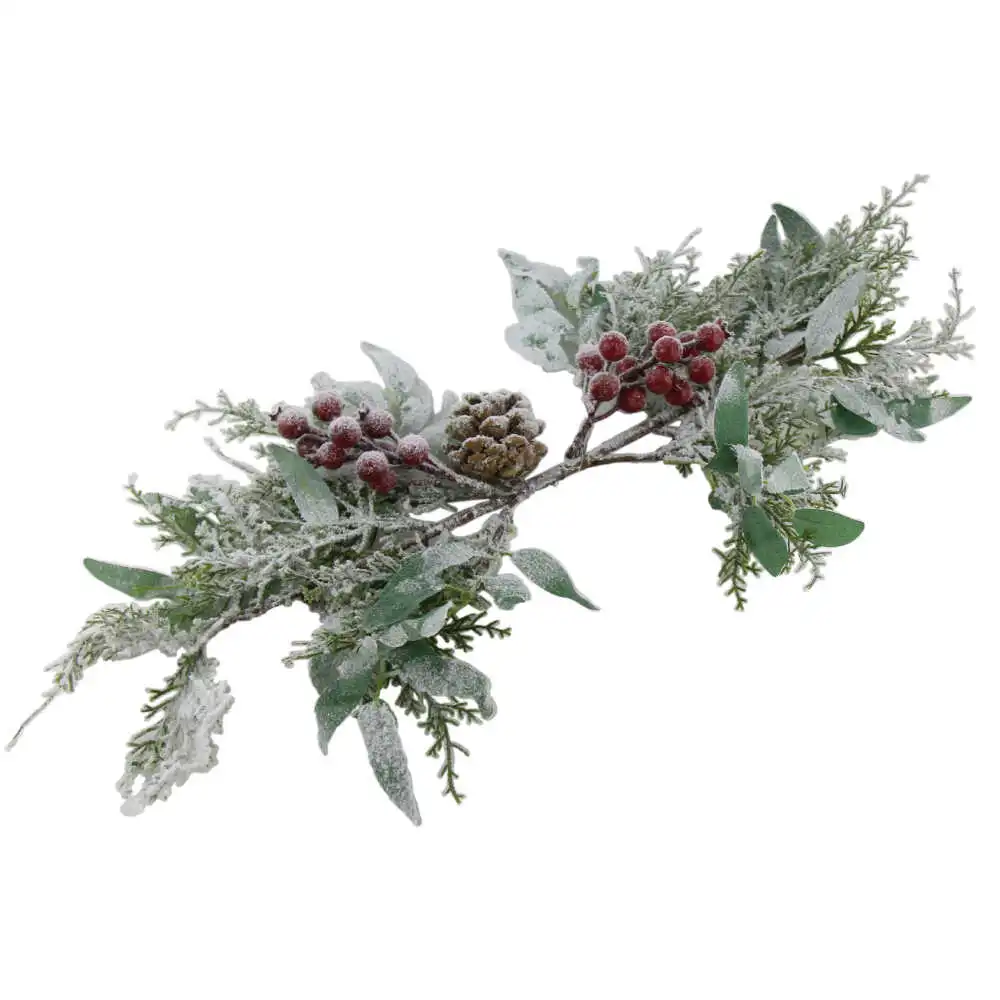 Decor Craciun Creanga cu verdeturi Decor Craciun Creanga cu verdeturi