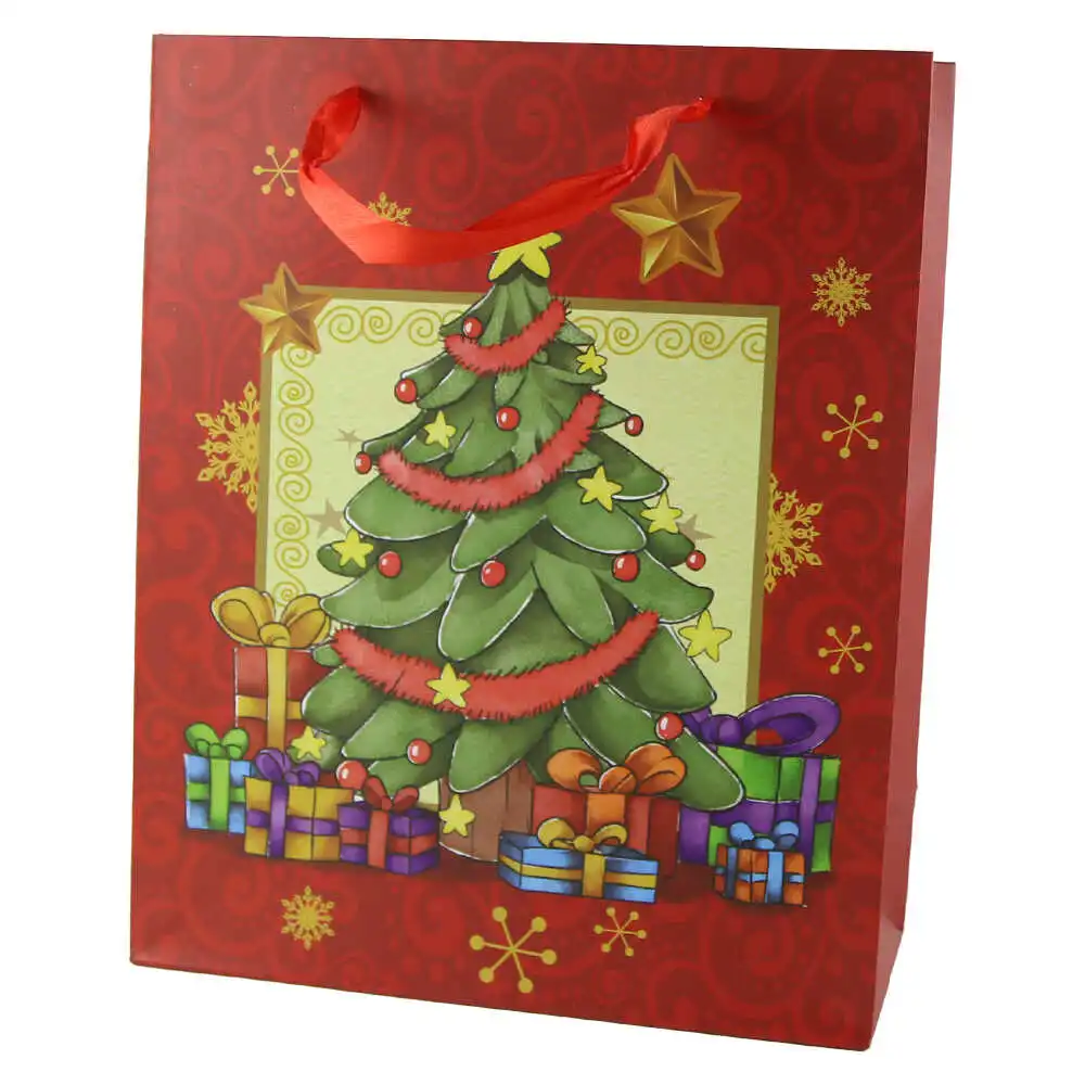 Punga cadou Craciun 26x32 CM - Brad cu cadouri Punga cadou Craciun 26x32 CM - Brad cu cadouri