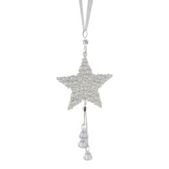 Decoratiune pentru usa/geam Stea din acril 10 CM