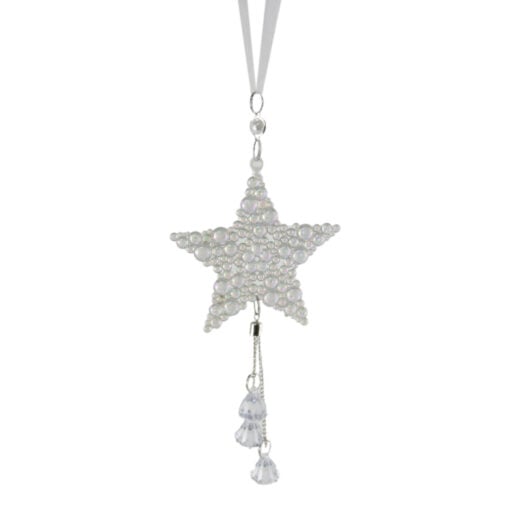 Decoratiune pentru usa/geam Stea din acril 10 CM