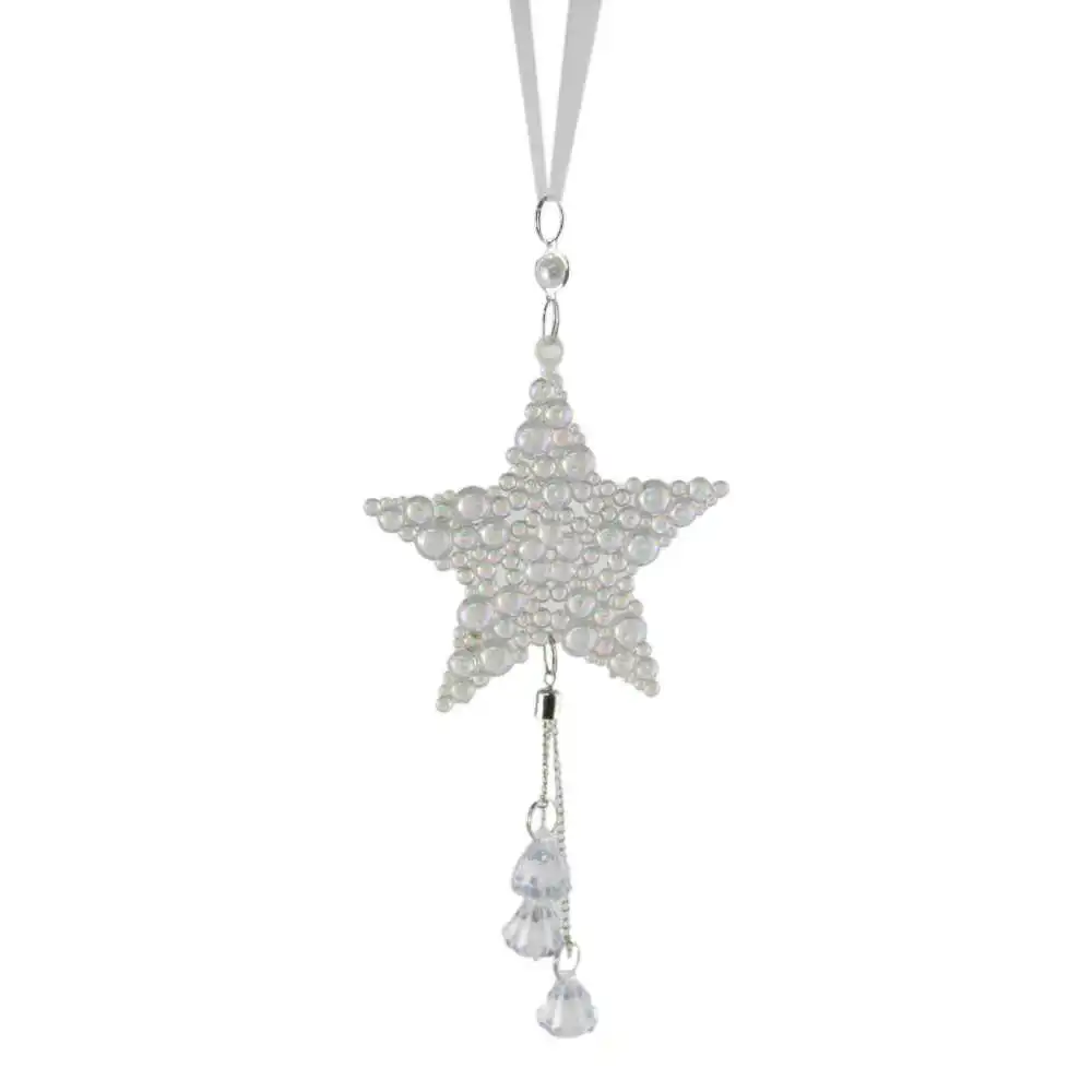 Decoratiune pentru usa/geam Stea din acril 10 CM