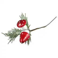 Pick creanga cu ciuperci rosii 26 CM