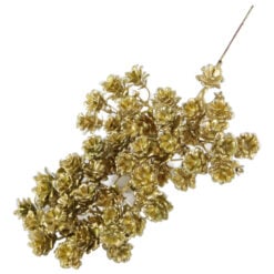 Pick creanga cu suculente aurii 36 CM