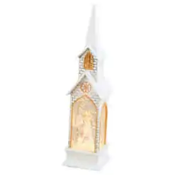 Ornament Craciun Biserica cu led 5x21 CM