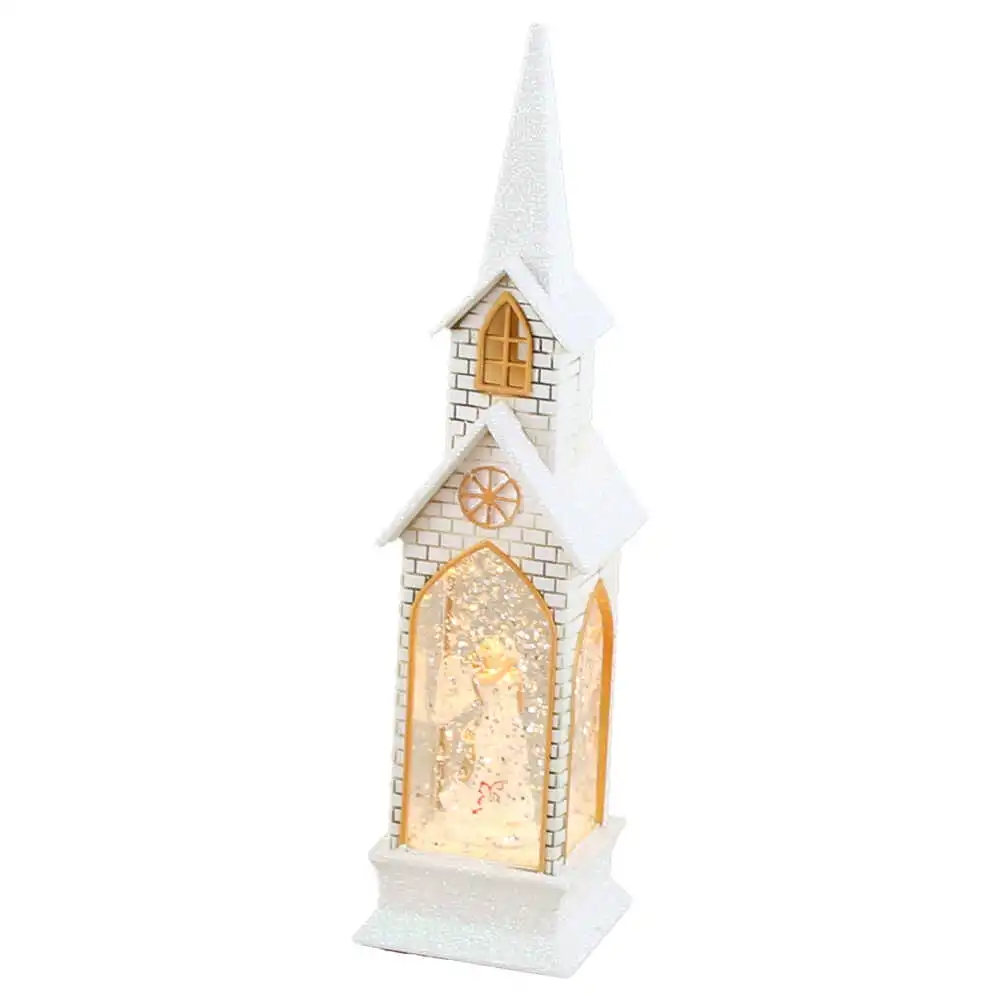 Ornament Craciun Biserica cu led 5x21 CM Ornament Craciun Biserica cu led 5x21 CM