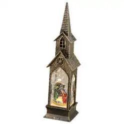 Ornament Craciun Biserica cu led 5x21 CM