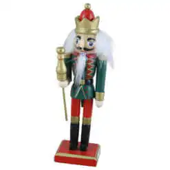 Figurina Craciun Spargator de nuci din lemn 15 CM