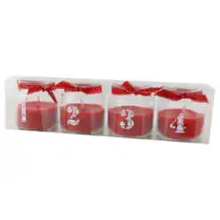 Set 4 candele cu numere 7 CM