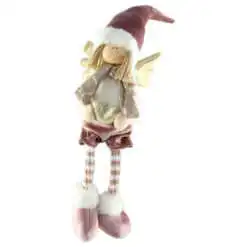 Figurina Craciun Ingeras din textil 60 CM