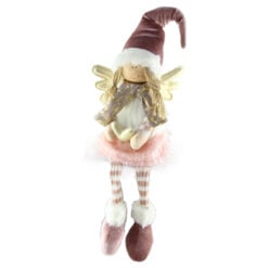 Figurina Craciun Ingeras din textil 60 CM
