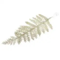 Frunza decorativa cu glitter auriu 32 CM