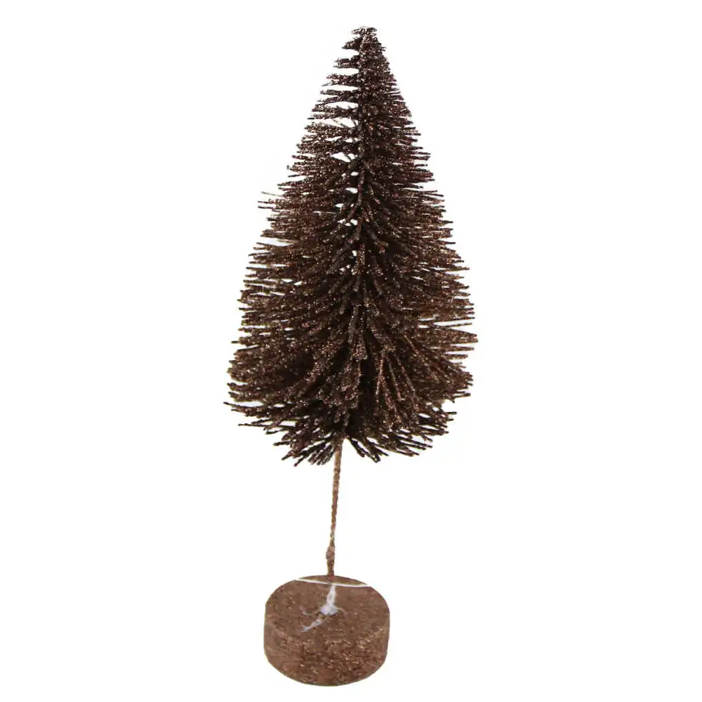 Brad din sarma pe suport din plastic 25 CM Brad din sarma pe suport din plastic 25 CM