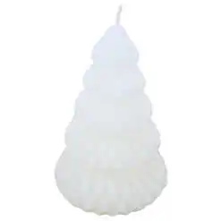 Lumanare de Craciun Brad chanel cu sclipici 14 CM