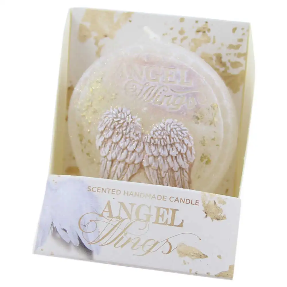 Lumanare de Craciun parfumat Angel Wings dysk 8 CM Lumanare de Craciun parfumat Angel Wings dysk 8 CM