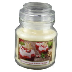 Lumanare parfumata in borcan de Craciun 130 gr - Christmas Sweetness