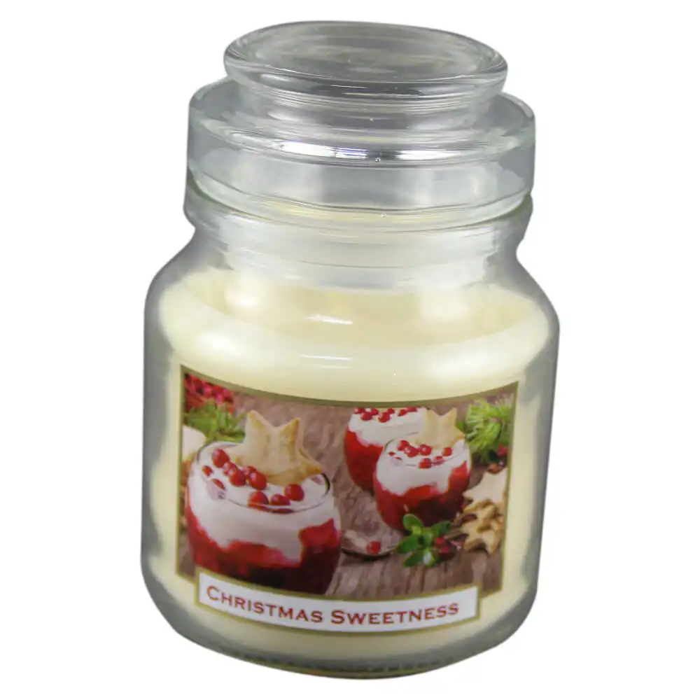 Lumanare parfumata in borcan de Craciun 130 gr - Christmas Sweetness Lumanare parfumata in borcan de Craciun 130 gr - Christmas Sweetness