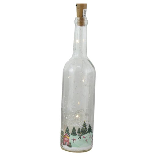 Sticla decorativa cu led Christmas 32 CM