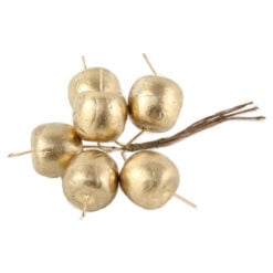 Set 6 pick decor cu mere 12 CM