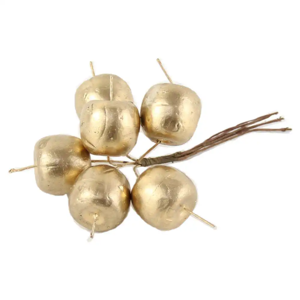 Set 6 pick decor cu mere 12 CM Set 6 pick decor cu mere 12 CM