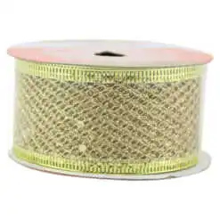 Rola panglica decorativa cu sclipici 4 cm x 2.7 m - Culori variate