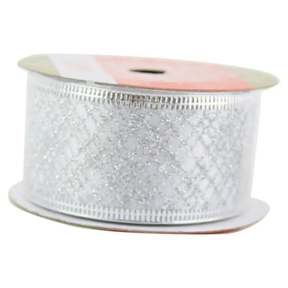 Rola panglica decorativa cu sclipici 4 cm x 2.7 m - Culori variate