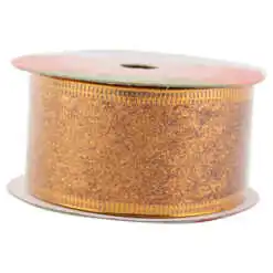 Rola panglica decorativa cu sclipici 4 cm x 2.7 m - Culori variate