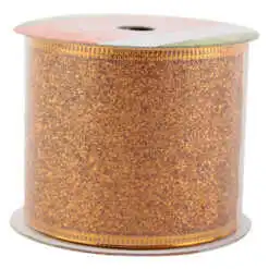 Rola panglica decorativa cu sclipici 6 cm x 2.7 m - Culori variate