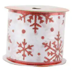 Rola panglica decorativa cu sclipici 6 cm x 2.7 m - Culori variate