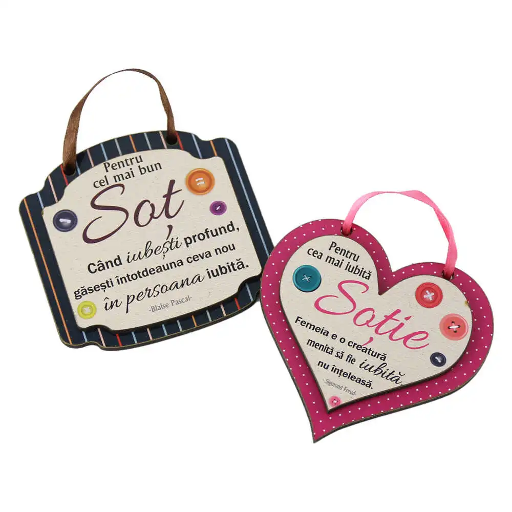 Magnet frigider personalizat din lemn 9 CM - Pret/Bucata