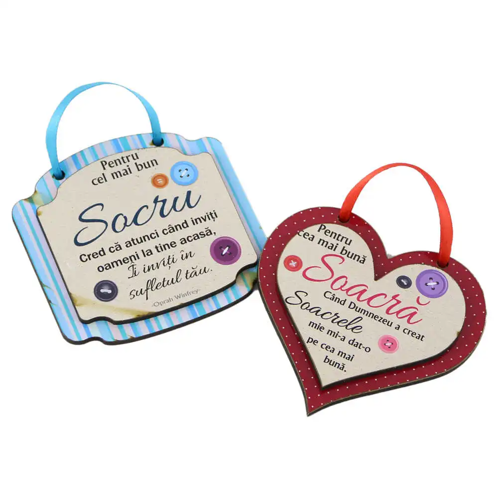 Magnet frigider personalizat din lemn 9 CM - Pret/Bucata