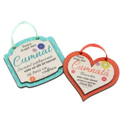 Magnet frigider personalizat din lemn 9 CM - Pret/Bucata