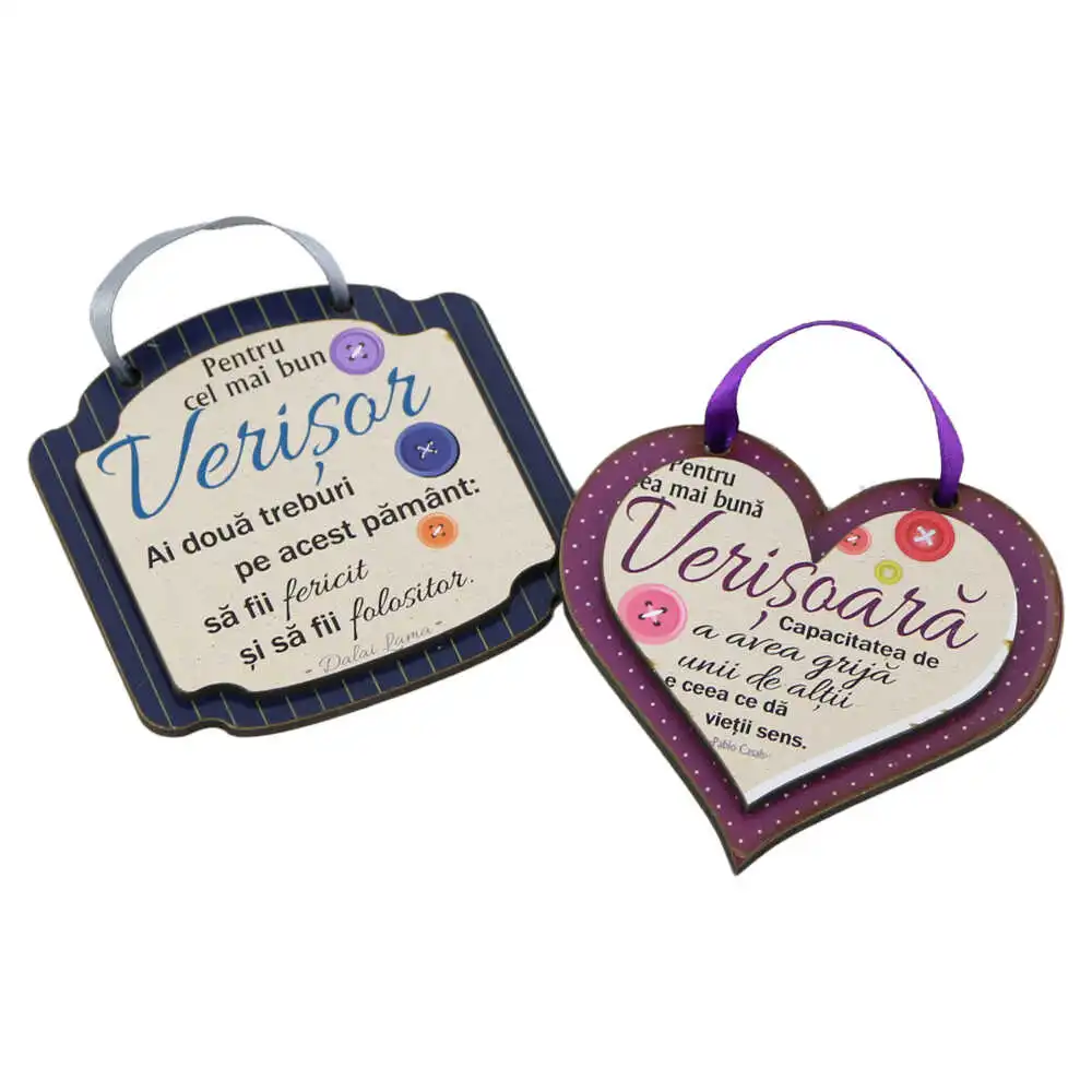 Magnet frigider personalizat din lemn 9 CM - Pret/Bucata