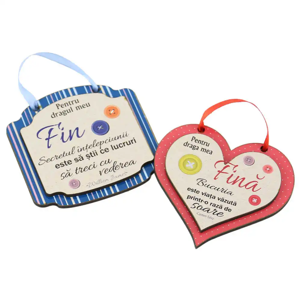 Magnet frigider personalizat din lemn 9 CM - Pret/Bucata