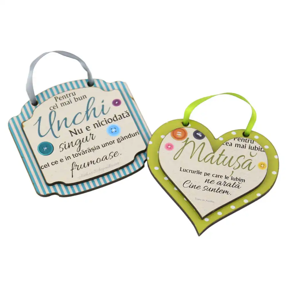 Magnet frigider personalizat din lemn 9 CM - Pret/Bucata