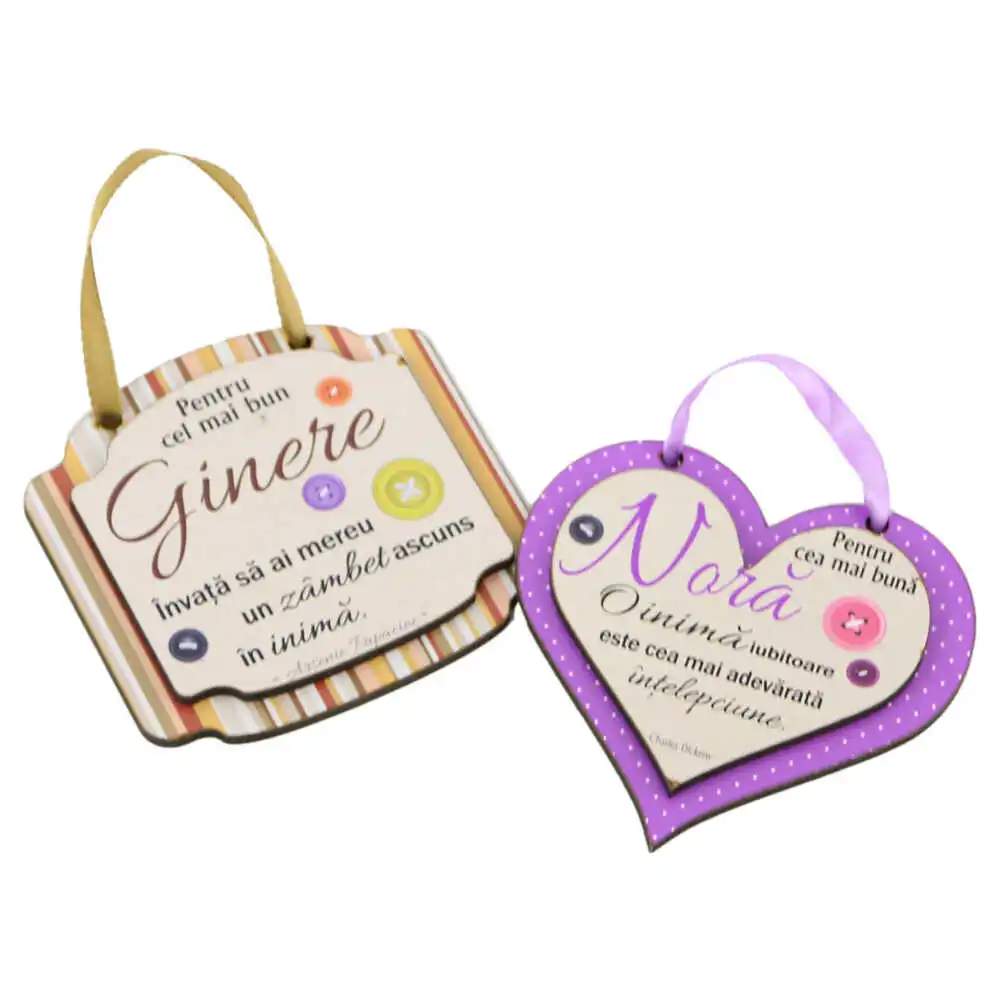 Magnet frigider personalizat din lemn 9 CM - Pret/Bucata