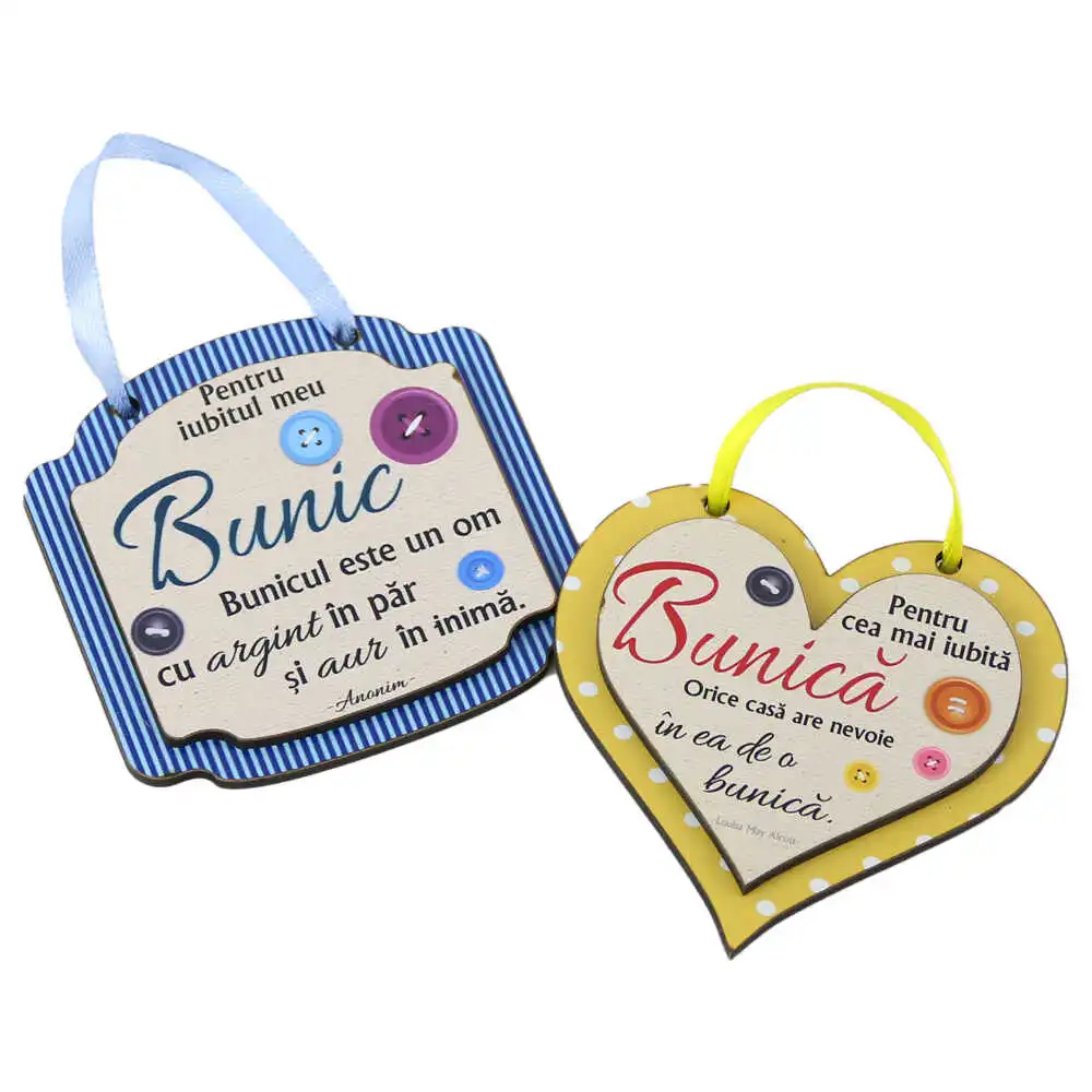 Magnet frigider personalizat din lemn 9 CM - Pret/Bucata