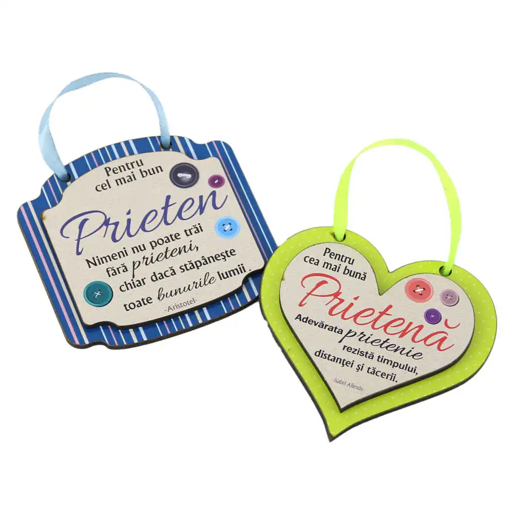 Magnet frigider personalizat din lemn 9 CM - Pret/Bucata