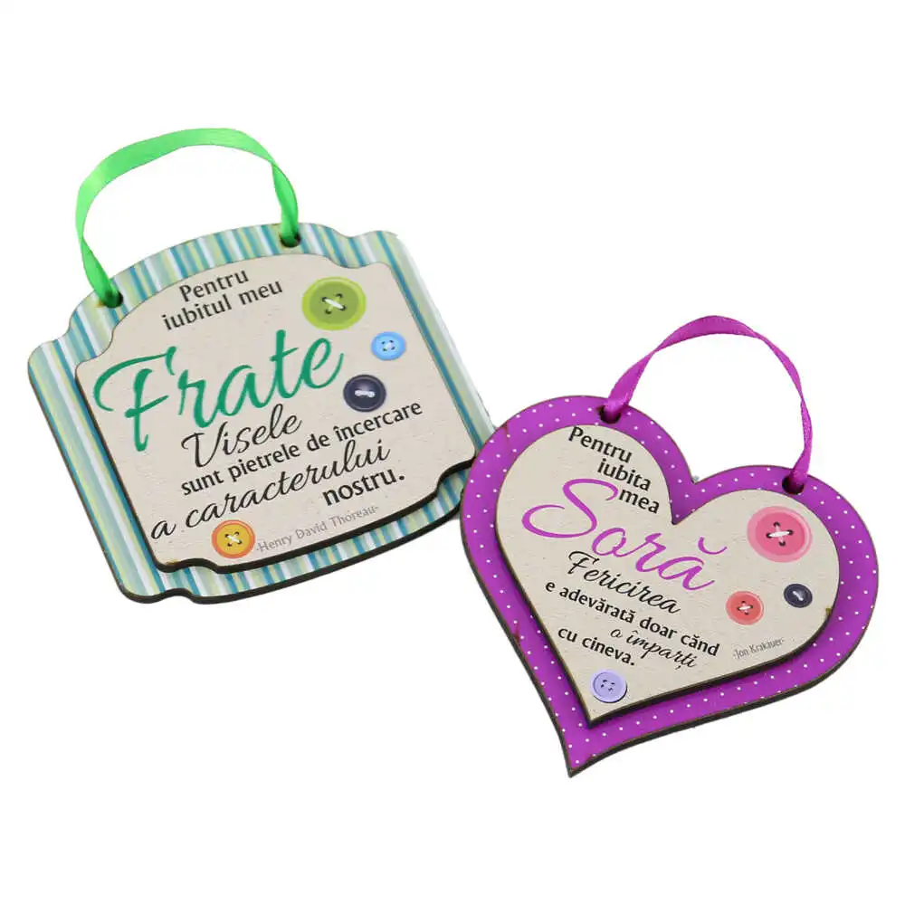 Magnet frigider personalizat din lemn 9 CM - Pret/Bucata