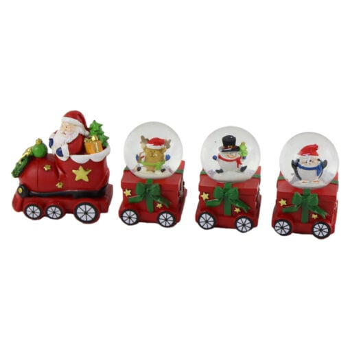 Set globuri de zapada Trenuletul lui Mos Craciun