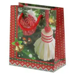 Punga cadou Craciun 12x14 CM