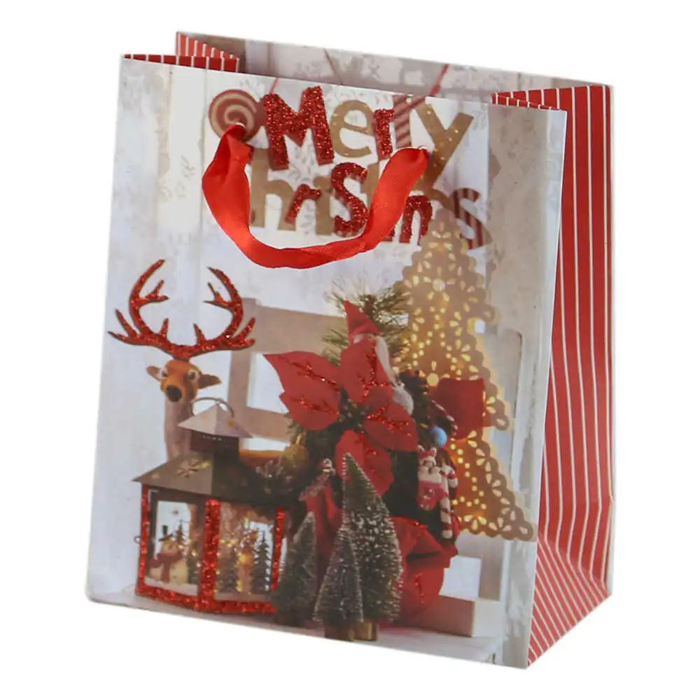 Punga cadou Craciun 12x14 CM Punga cadou Craciun 12x14 CM