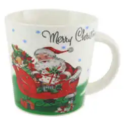 Cana ceramica de Craciun "Merry Christmas!"