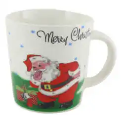 Cana ceramica de Craciun