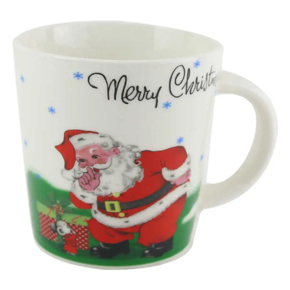 Cana ceramica de Craciun "Merry Christmas!"