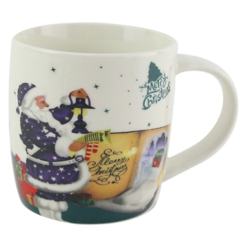 Cana ceramica de Craciun "Merry Christmas!"