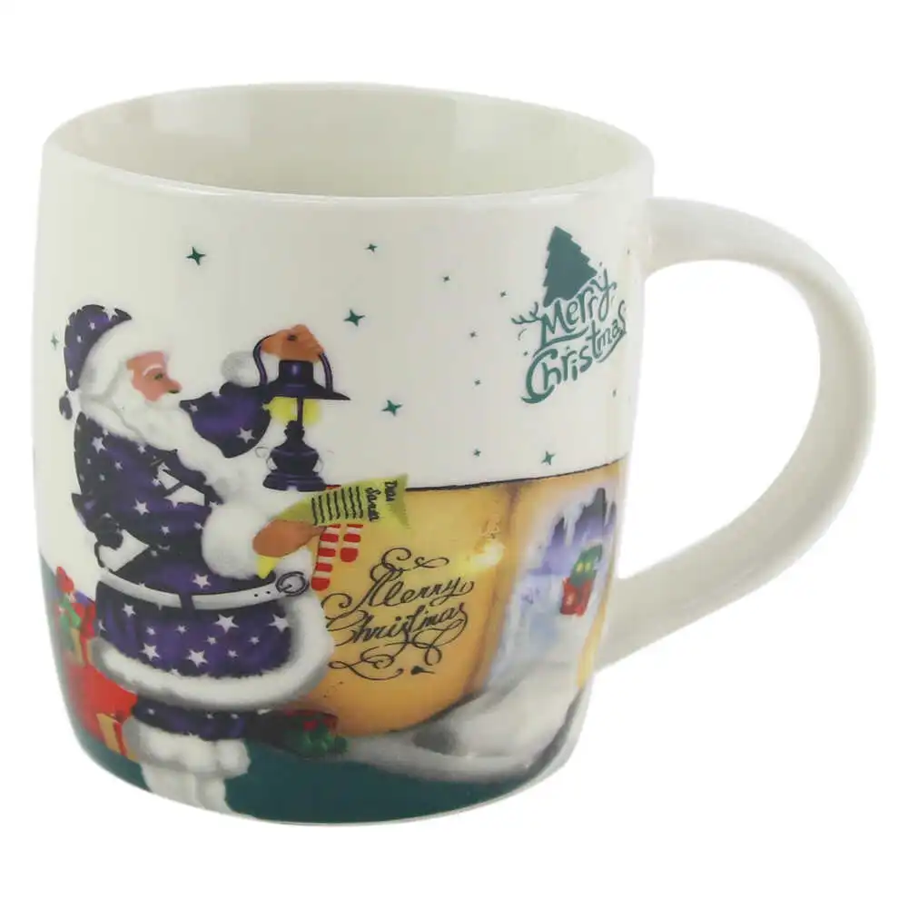 Cana ceramica de Craciun "Merry Christmas!"